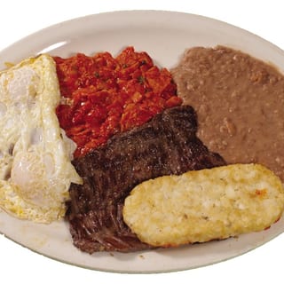 Chilaquiles, Steak and Eggs