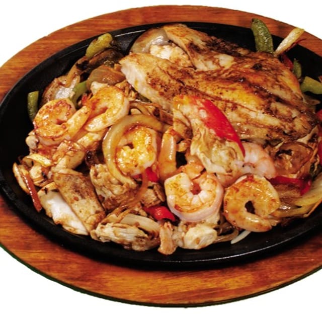 Seafood Fajitas.