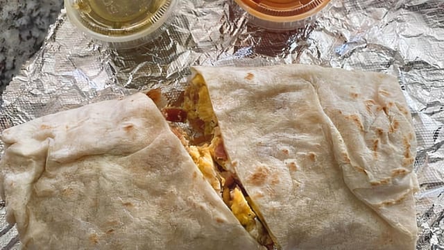 Breakfast Burrito (Any Two Items).