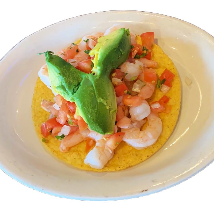 Tostada De Camaron.